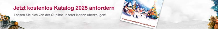 Kataloganforderung 2025 Weihnachtskarten