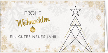 Goldene Weihnachtsgrusse